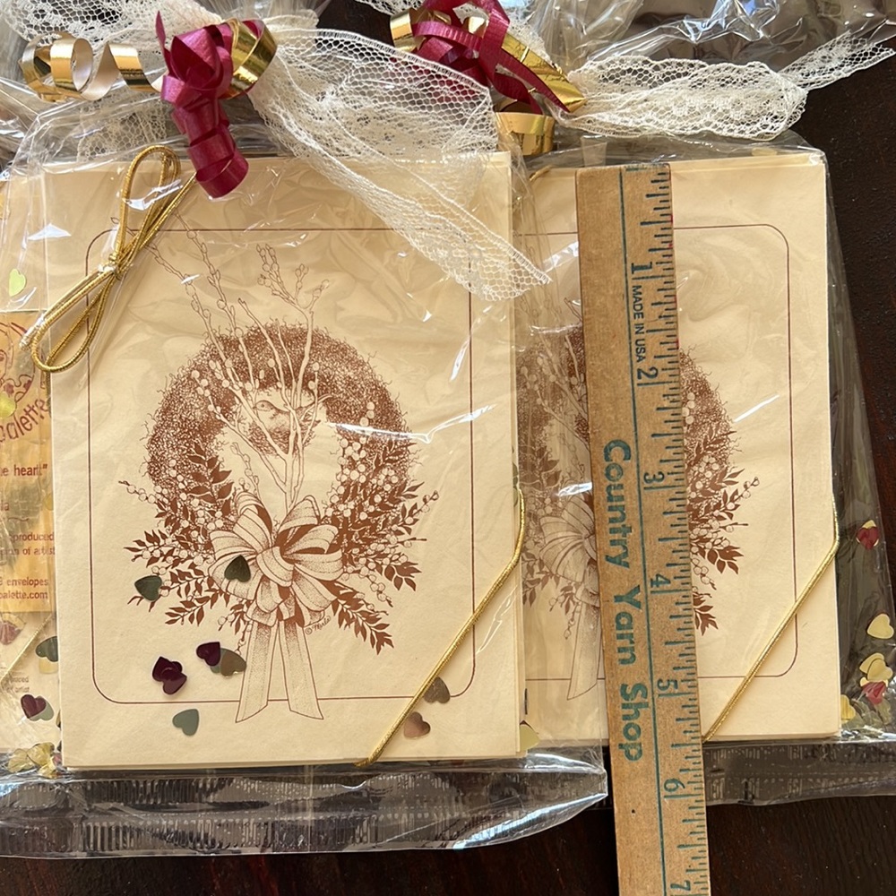 Wreath with Nested Bird Blank Card Set (3 packages) - Picture 4 of 6